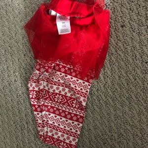 Winter print leggings